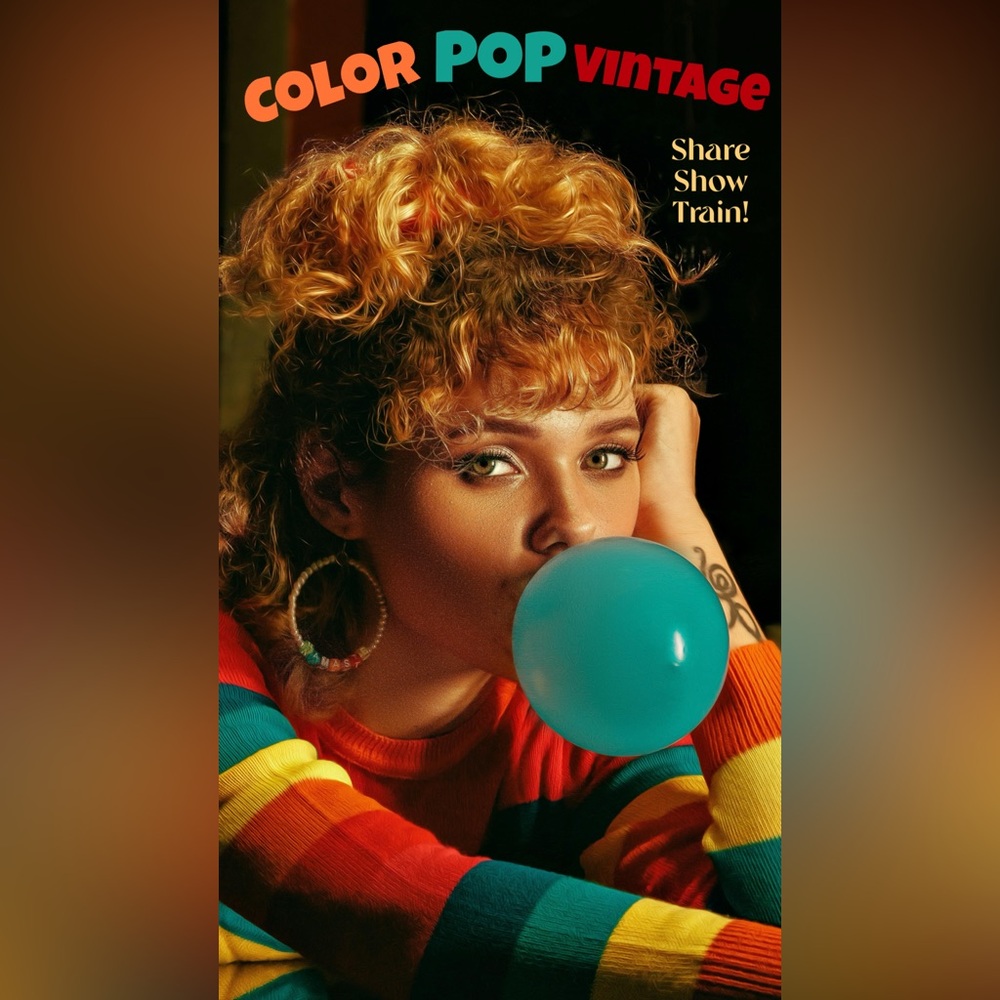 🌈Color-Pop Vintage Share Show 🚂🚂🚂 3rd Saturday Of Every Month!